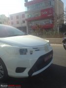 Toyota vios india spy pic 1