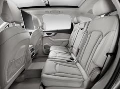 Audi Q7 e-tron pics rear interior