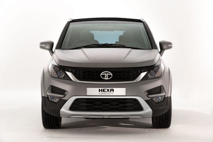 Tata Hexa vs Toyota Innova Crysta comparison - Tata Hexa Concept Front
