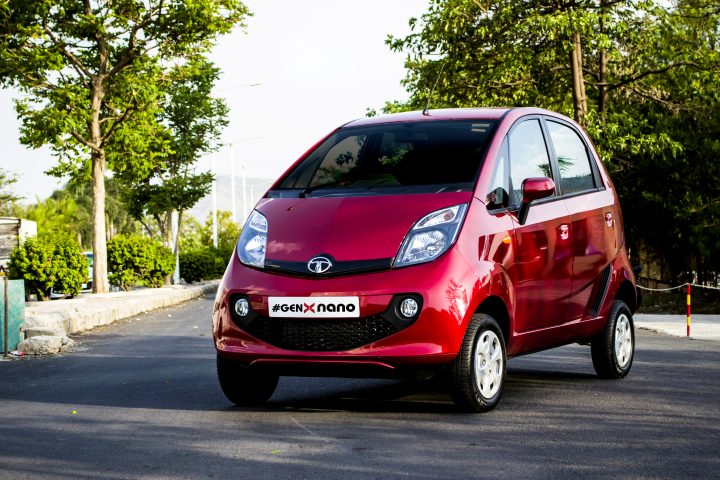 Automatic hatchback cars in India below 7 lakhs with Price, Specs, Mileage 2015-tata-nano-genx-pics-red-image