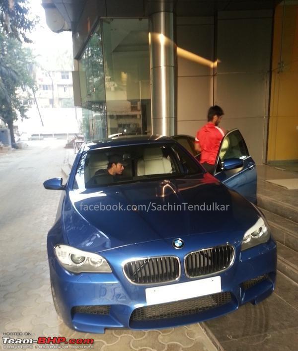 cars of sachin tendulkar BMW M5 sachin