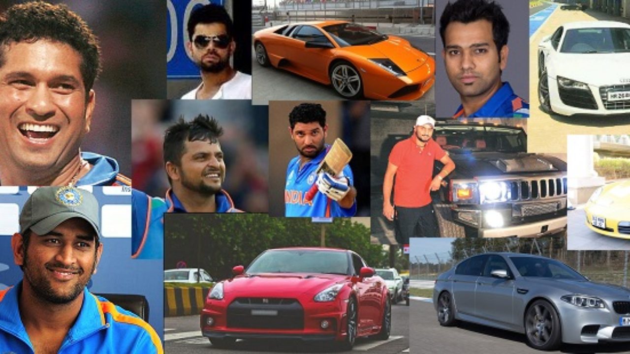cars of indian cricketers