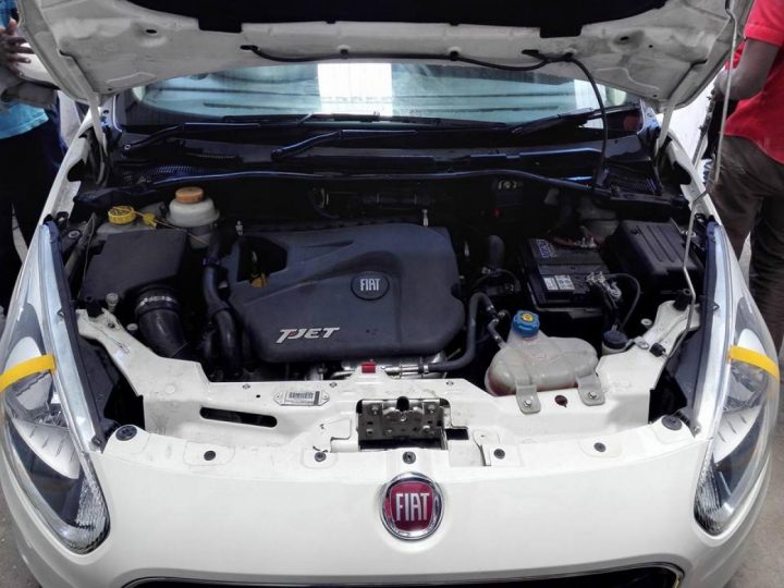 Fiat punto evo 14 t jet india launch pics engine