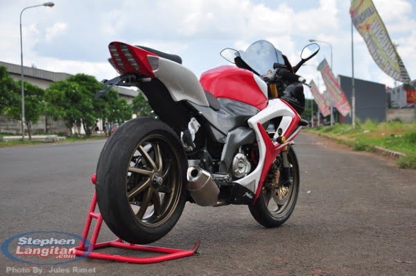 Modified Bajaj Pulsar 220 rouser 220 pics rear