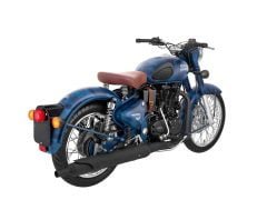 Royal Enfield Classic 500 squadron blue rear