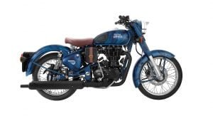 Royal Enfield Classic 500 squadron blue side