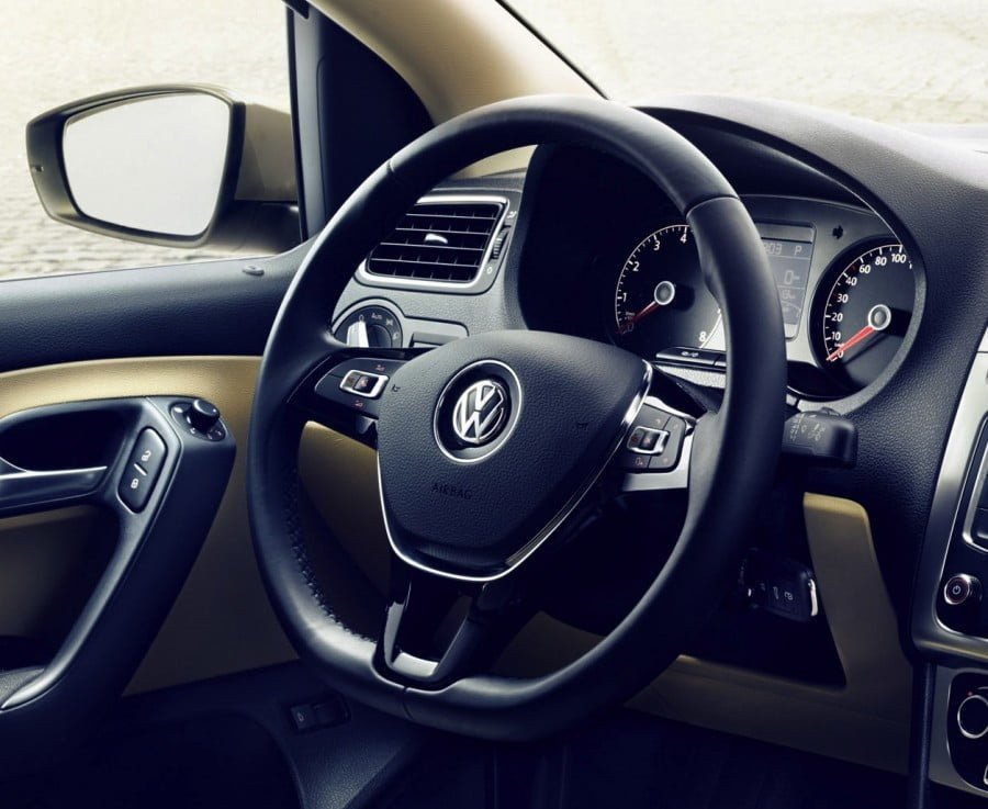 Volkswagen Vento 2015 Model Pics interior steering