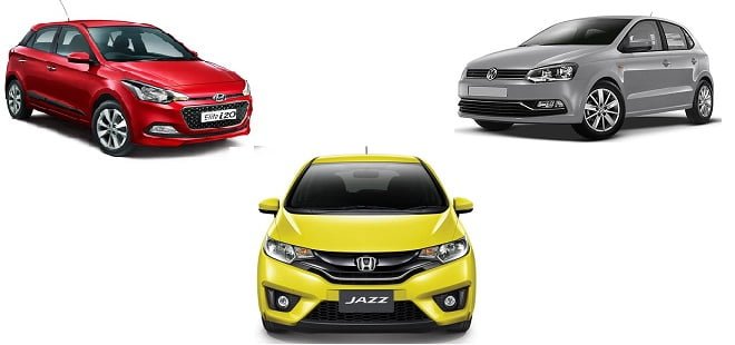 Honda Jazz vs Hyundai i20 vs VW Polo