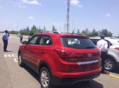 Hyundai Creta Red Rear Angle