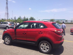 Hyundai Creta Red Rear Angle