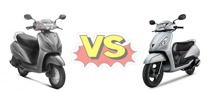 honda activa 4g vs tvs jupiter 2017 comparison of price, specifications, features, design