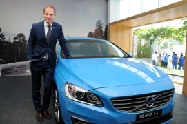 Tom von Bonsdorff, Managing Director, Volvo Auto India at S60 T6 Launch in Chennai.