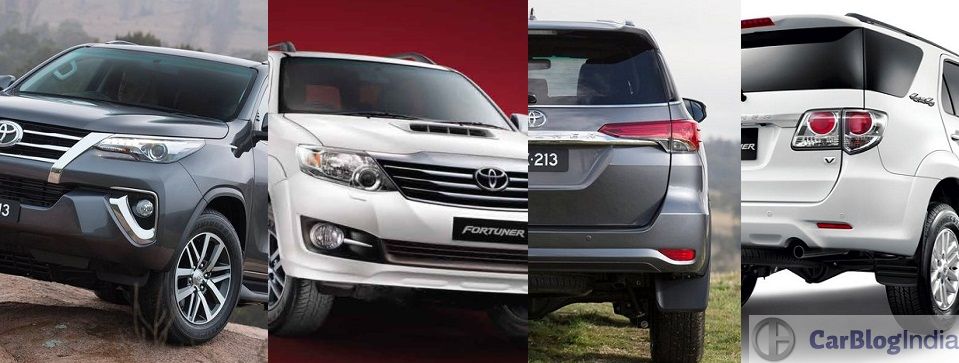 toyota fortuner old vs new