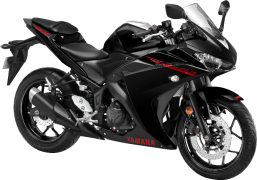 Yamaha Yzf R3 Black Lightning 3qtr