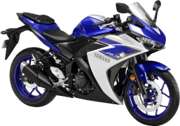 Yamaha Yzf R3 Racing Blue 3qtr