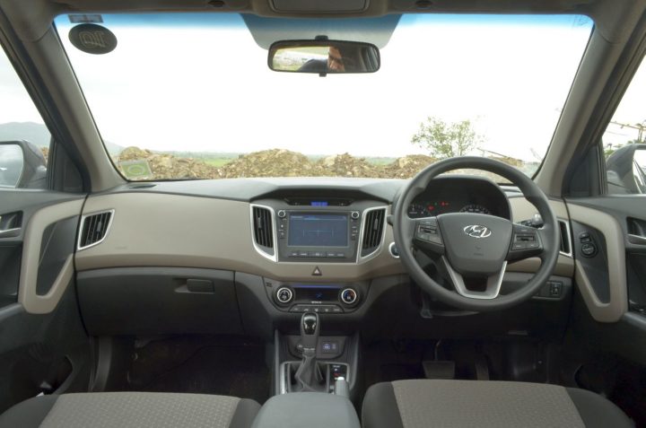 Hyundai creta review dashboard