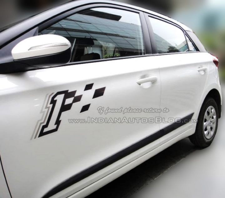 Hyundai elite i20 celebration edition india pics decals