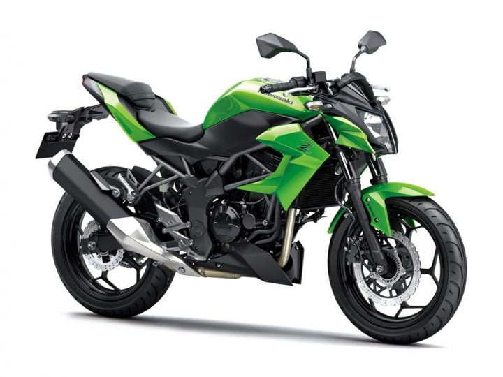 kawasaki-Z250sl-india-front-angle-green