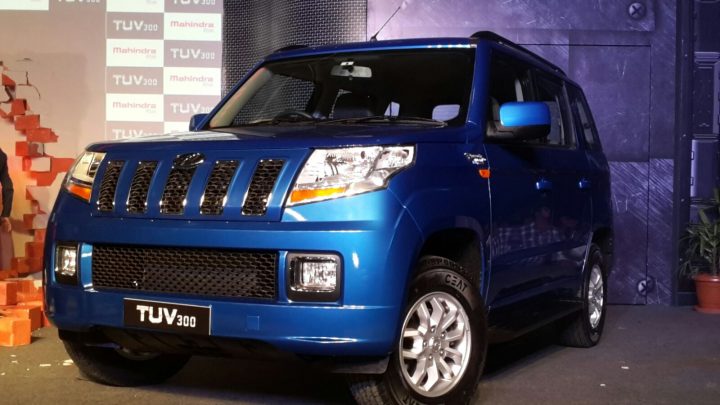 2015-mahindra-tuv300-launch-pics-blue-front-angle