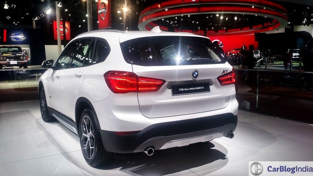 2016 bmw x1 india price auto expo rear