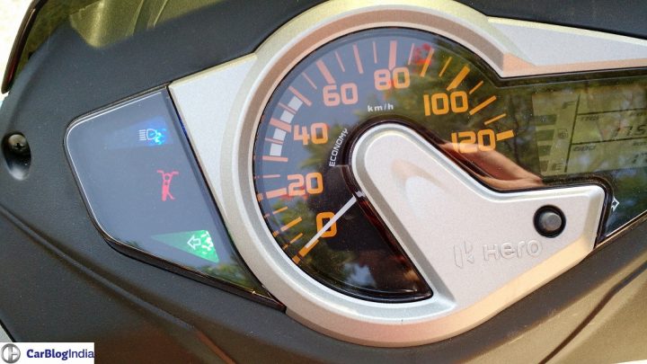 hero maestro vs honda activa -maestro edge speedo console