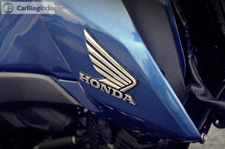 Honda badge livo metallic blue