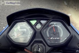 Honda livo 110 metallic blue speedometer review