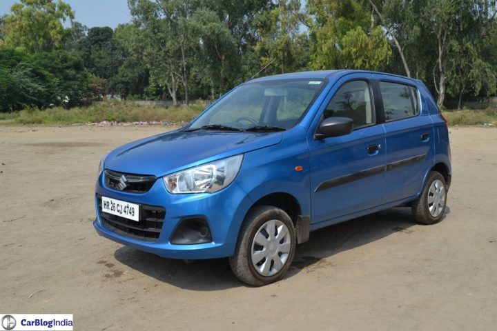 Best Small Cars in India Under 4 Lakhs with Images, Mileage, Specs maruti-alto-k10-amt-review-pics-front-angle-2