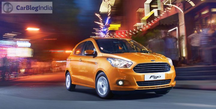 New ford figo front three quarter pics orange 1