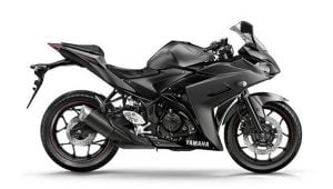 Yamaha r3 side grey black