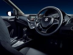 2015 new maruti baleno india blue dashboard