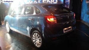 2015 new maruti baleno india launch rear angle