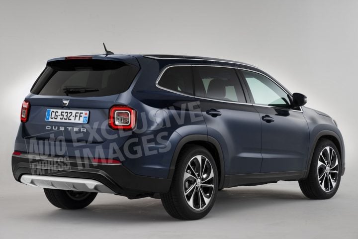 2017 Renault Grand Duster 7 seater rear angle