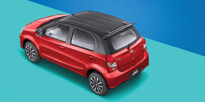 new toyota etios liva dual tone red black