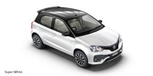 new toyota etios liva dual tone colours super white