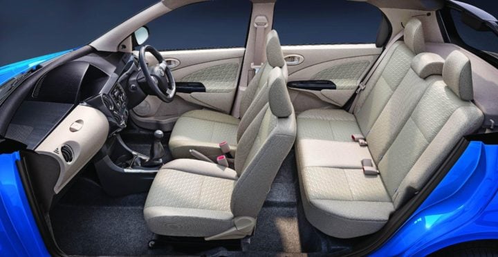 new toyota etios liva dual tone interiors