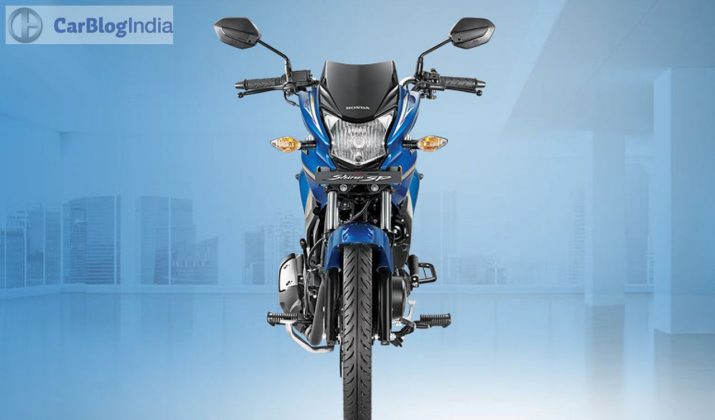 honda shine sp pearl siren blue