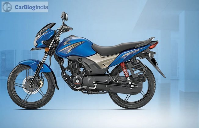 honda shine bike blue colour