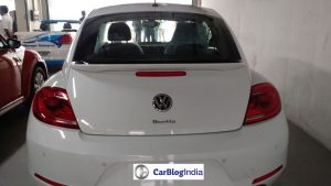 New volkswagen beetle india White rear