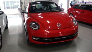 New volkswagen beetle india Orange front