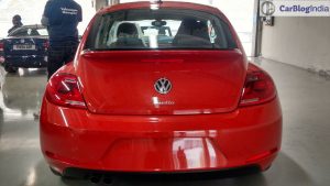 New volkswagen beetle india Orange rear