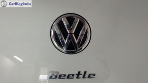 New volkswagen beetle india Badge