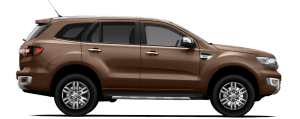 2015 ford endeavour india official images side golden bronze