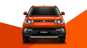 2016 mahindra s101 kuv100 orange front