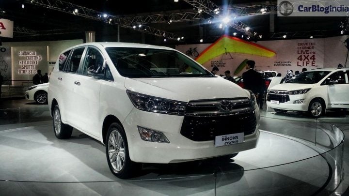 upcoming new car launches india 2016, 2017 - 2016-toyota-innova-crysta-white