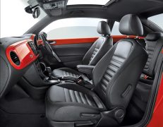 New volkswagen beetle india official images front seats