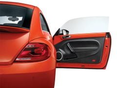 New volkswagen beetle india official images rear door open