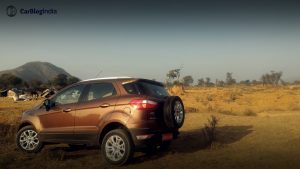 2016 ford ecosport review photos rear angle