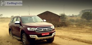 new ford endeavour review action photos off road