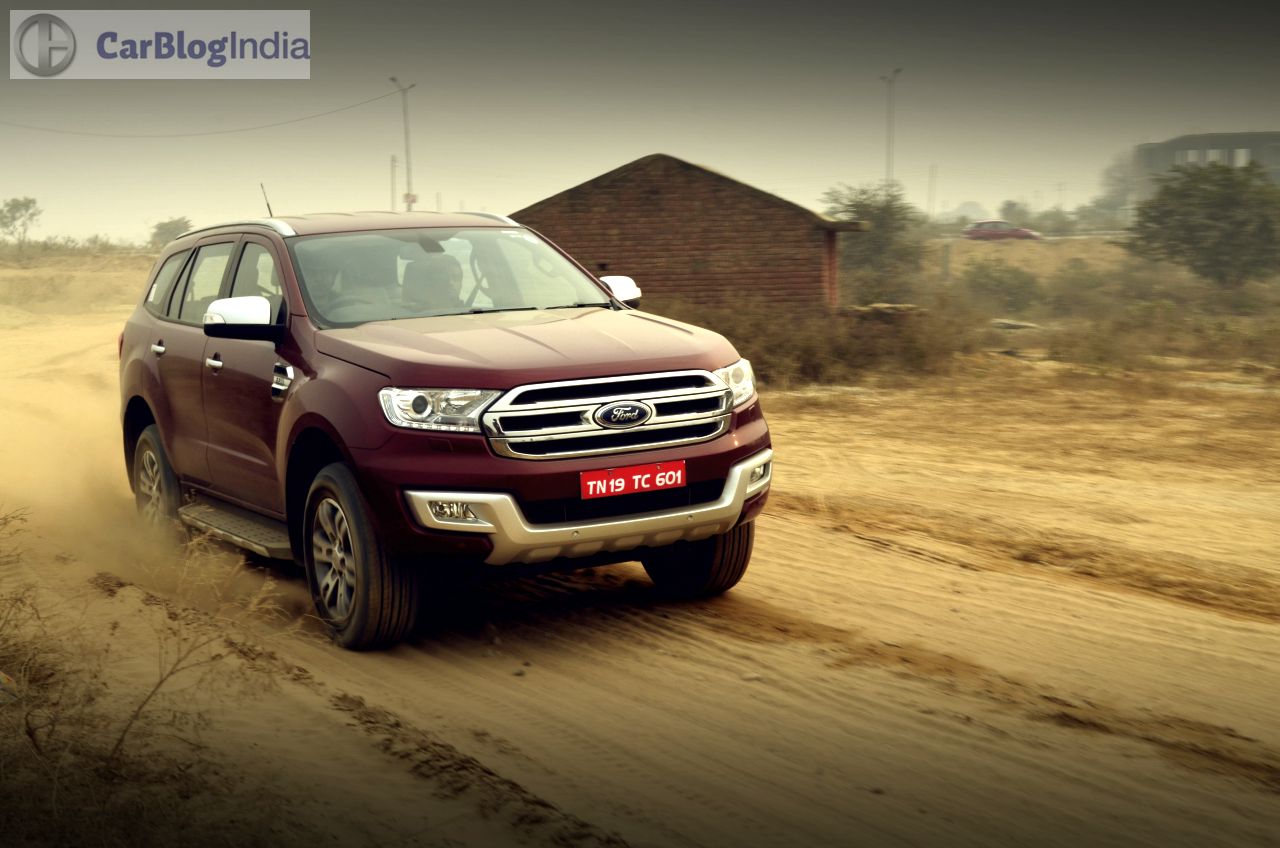 new ford endeavour review action photos off road